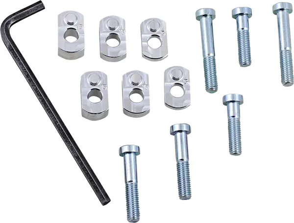 MOOSE RACING Handlebar Riser Kit Silver 