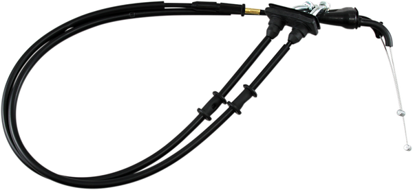 MOOSE RACING Black Vinyl Throttle Cable Black, 4, nordicamoto.ro