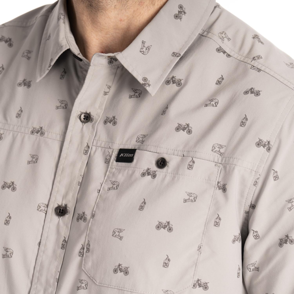 Cămașă Klim Rambler Stretch Dress Blues, 8, nordicamoto.ro