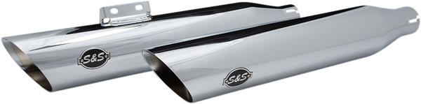 Slash Cut Race Slip-on Mufflers Chrome, 1, nordicamoto.ro