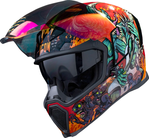 Casca Icon Airflite Blegh Mips Red/Green-13