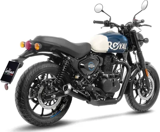 Tobă de eșapament LeoVince GP One Slip-On pentru Royal Enfield Hunter 350 (2022-2024), 2, nordicamoto.ro