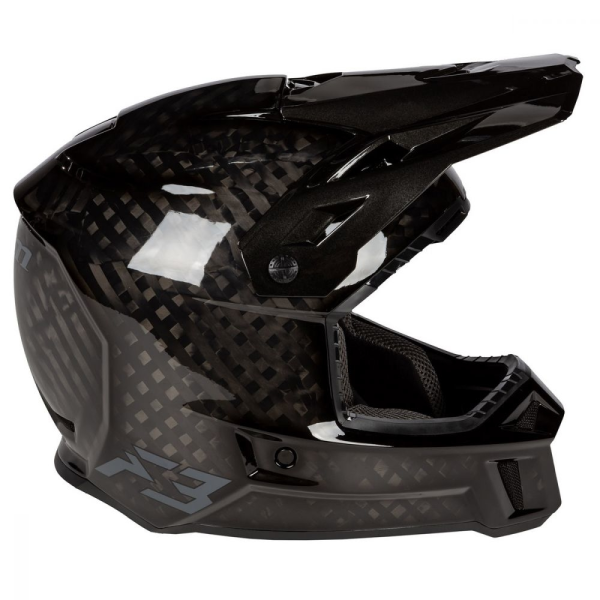 Casca Snowmobil Klim F3 Carbon ECE Ghost Black-5