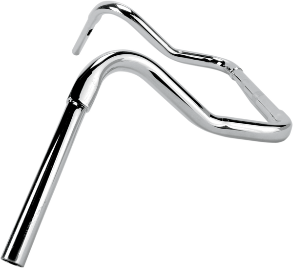 1-1/4(r) Fat Ape Hanger Handlebar Silver, 1, nordicamoto.ro