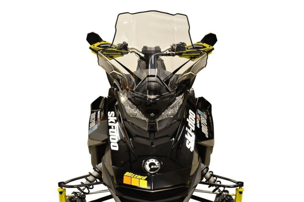 Powermadd Windshield Ski-Doo Gen4 Mid 20", Clear w/Black Fade-1