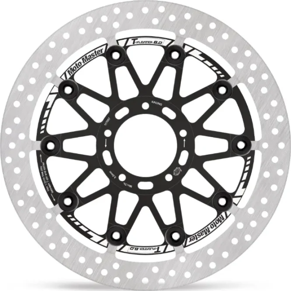 Halo Series T-floater Brake Rotor Black, Stainless Steel, 1, nordicamoto.ro