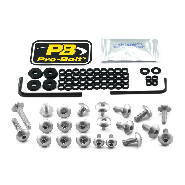 Fairing Bolt Kit For Kawasaki Silver, 1, nordicamoto.ro