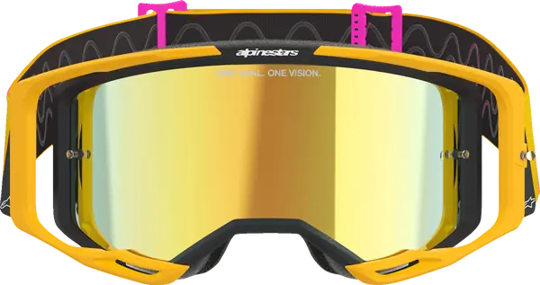 Vision 8 Corp Goggle Orange, Pink, Yellow -0