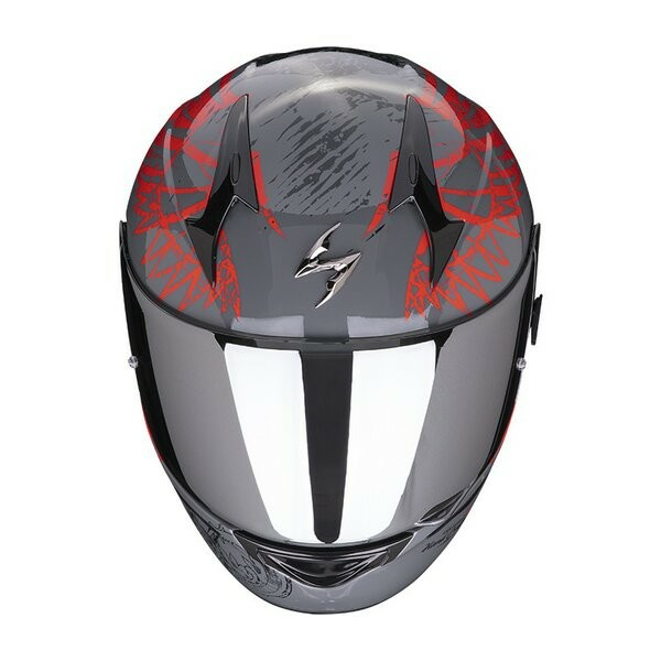 Casca Integrala Scorpion EXO 390 IGhost Cement Grey/Red-1