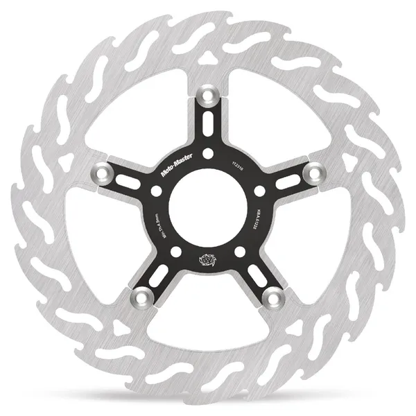 Custom Series Floating Rotor Black, Silver, Stainless Steel-0