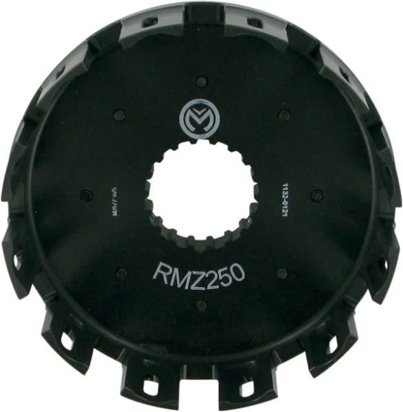 MOOSE RACING Billet Clutch Basket With Cushion Anodized 