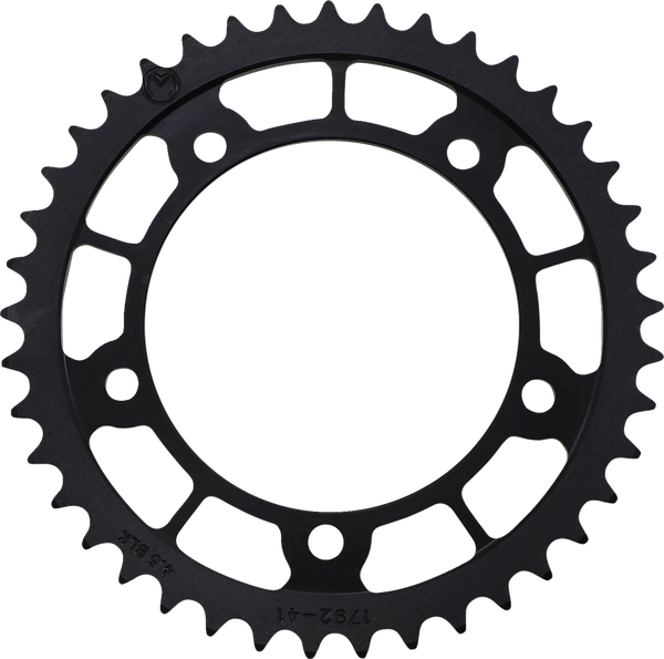 MOOSE RACING Rear Aluminum Sprocket Black -1