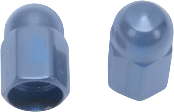 Custom Valve Stem Cap Blue, Anodized, 1, nordicamoto.ro