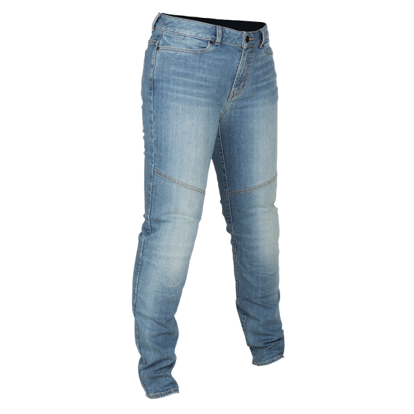 Pantaloni Strada Dama Klim Betty Tapered Stretch Denim Indigo-5