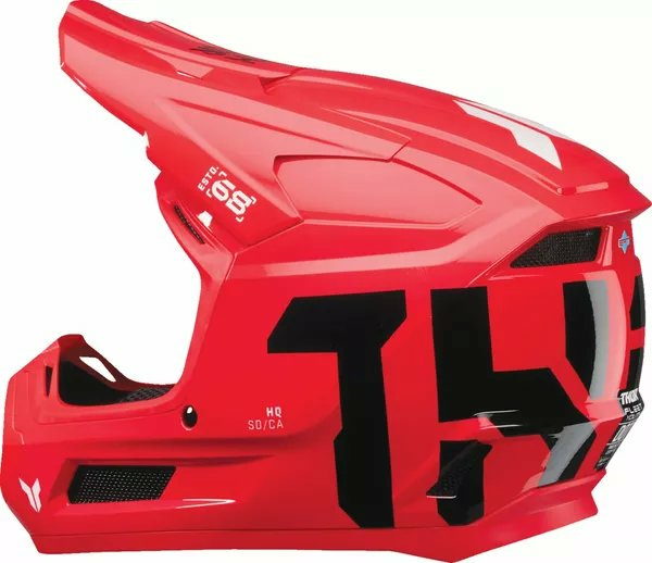 THOR Youth Fleet Forge Helmet Red -3