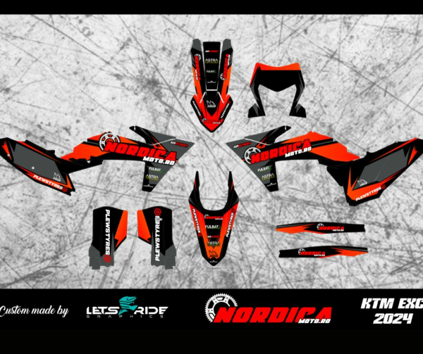 Kit stickere NordicaMoto KTM EXC 24-25