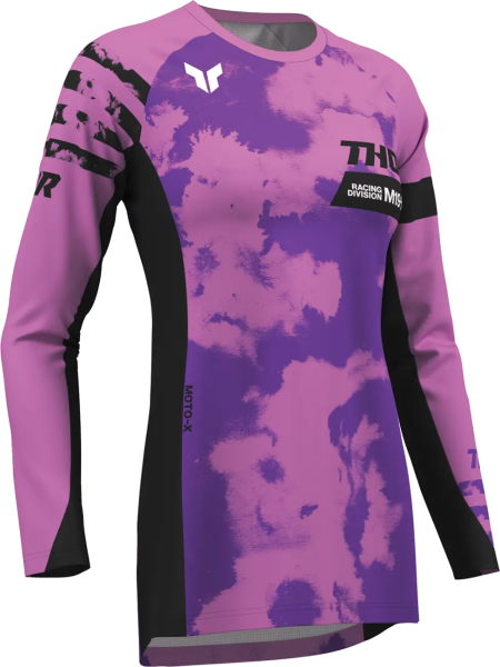 Womens Launchmode Bleach Jersey Purple, Black -3c54d56ab4ff1dce9f0f77d38e1364ed.webp