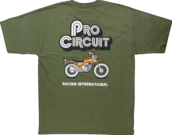 Pit Bike T-shirt Green-0