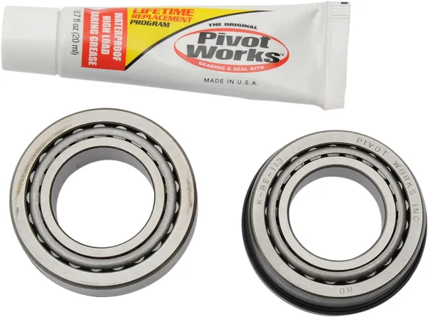 Steering Stem Bearing Kit Black, Chrome-0