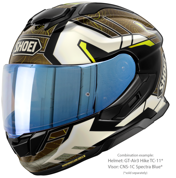 Casca integrala SHOEI GT-AIR3 HIKE TC-11 Negru/Maro/Alb/Galben XXL-1