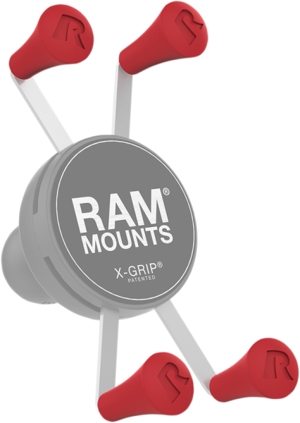 Capete Ram Mounts Cauciuc Rosii ptr Suport XGrip - Rap-uncap4redu-0
