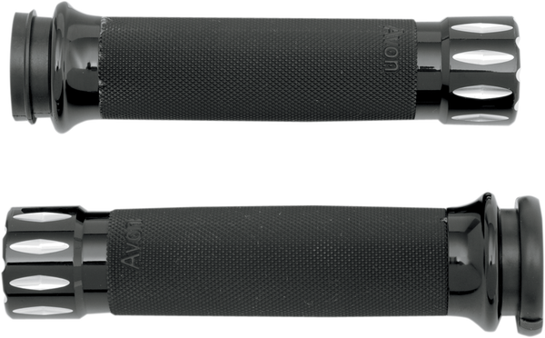 Rival Custom Grips Black, 1, nordicamoto.ro