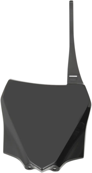 Replacement Front Number Plate Black-0