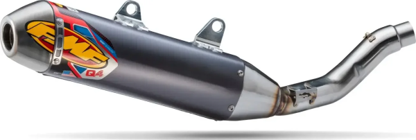 Tub de eșapament Q4 Hex Slip-On S-A, anodizat gri, 1, nordicamoto.ro