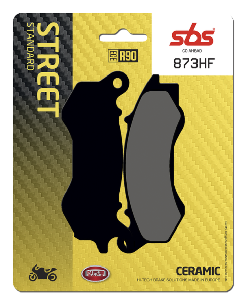 Hf Street Ceramic Organic Brake Pads, 2, nordicamoto.ro
