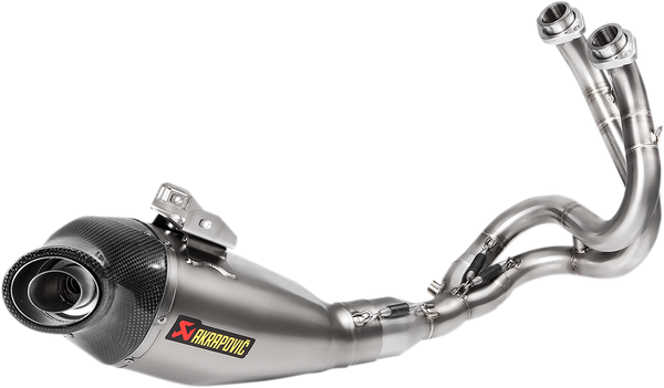 Sistem complet de evacuare Akrapovic Racing Kawasaki KLE 650 Versys oțel inoxidabil/titan - S-K6R10-HEGEHT-1