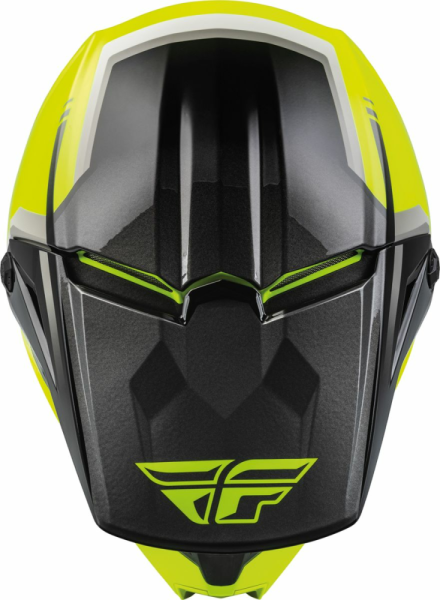 Casca Moto Copii Fly ECE Kinetic Vision Galben Fluo/Negru-1