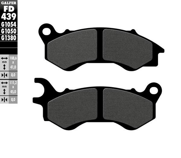 Brake Pad Orcanic, 1, nordicamoto.ro