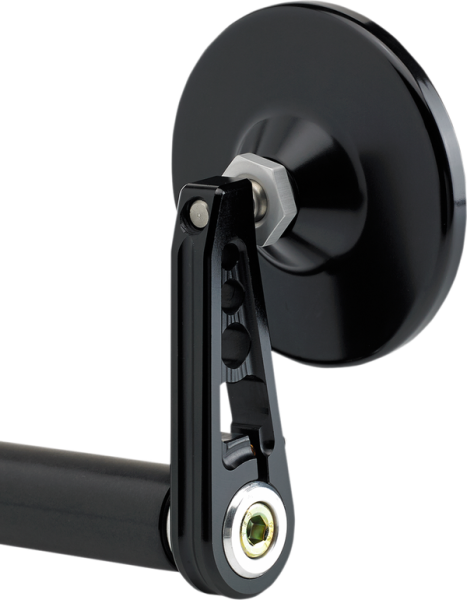 Bar End Mirror Anodized Black, 3, nordicamoto.ro