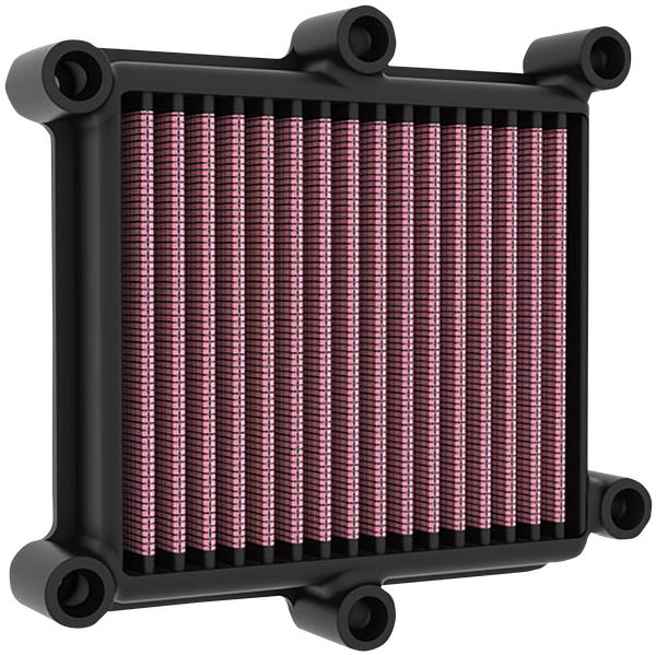 High-flow Air Filter Black, Red, 2, nordicamoto.ro