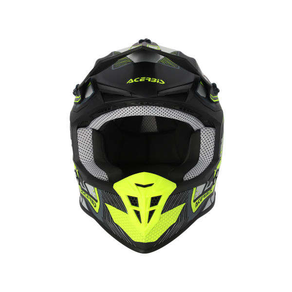 Casca Acerbis Linear 22-06 Negru/Galben Fluo XXL-4