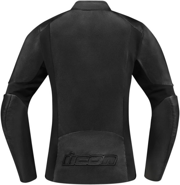 Geaca Piele Dama Icon Overlord™ Black-1