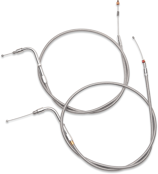 Stainless Steel Throttle/idle Cable Silver +152 mm (6''), 1, nordicamoto.ro