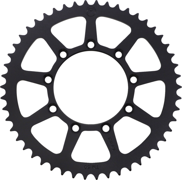 MOOSE RACING Rear Aluminum Sprocket Black, Powder-coated -2