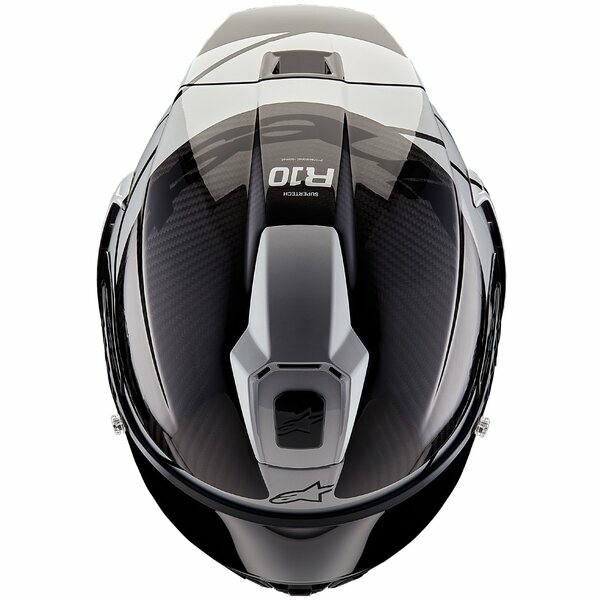 Casca integrala sport ALPINESTARS SUPERTECH R10 CARBON ELEMENT Negru/Argintiu-2
