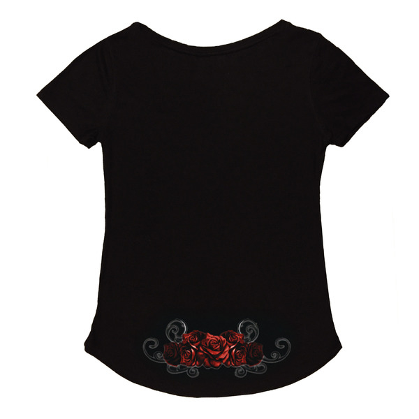 Women's Red Catrina T-shirt Black XL, 1, nordicamoto.ro