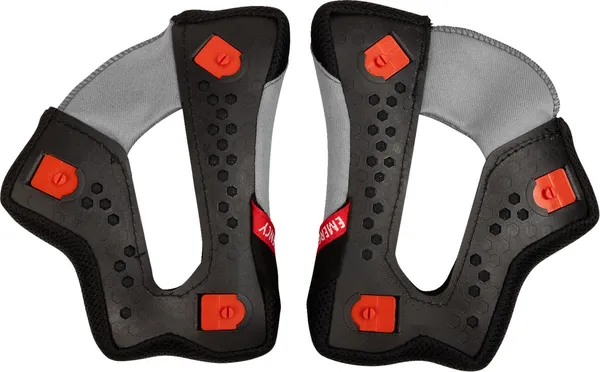 THOR Reflex Sport Helmet Cheek Pads Black, Gray -0