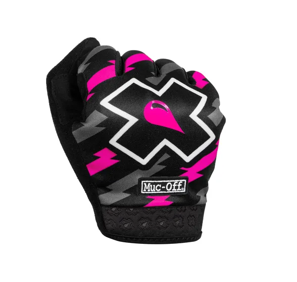 Manusi MTB Muc-OFF Black/Gray/Pink-1