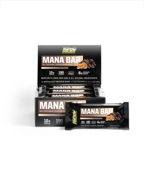 Baton proteic Ryno Power MANA Chocolate Peanut Butter cu ciocolată și unt de arahide, 7, nordicamoto.ro