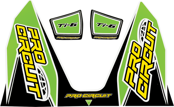 Ti-6 Exhaust Decals Green-0