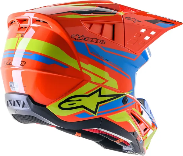 Casca Alpinestars Supertech M5 Action 2 Orange/Cyan/Yellow-0