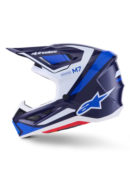 Cască Alpinestars SM7 Rise Blue-0