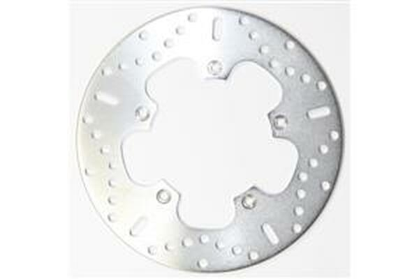 Round Fixed Brake Rotor Silver, Stainless Steel, 1, nordicamoto.ro
