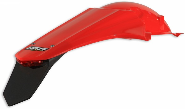 Enduro Rear Fenders With Light Red 