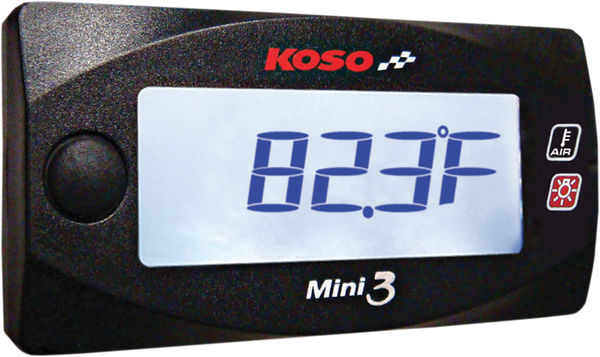Ambient Air Temperature Gauge Black, 1, nordicamoto.ro