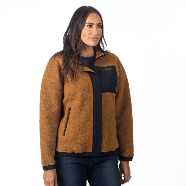 Geaca Dama Klim Sira High Pile Fleece Black-13